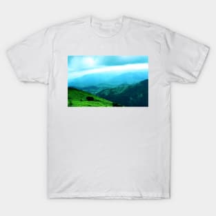 green hills blue sky T-Shirt